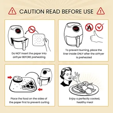 9" Round Parchment Liners for Air Fryers & Steamers