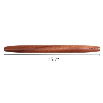 Muso Wood Sapele French Rolling Pin for Baking