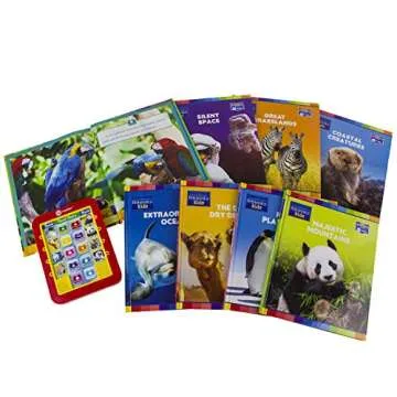 Encyclopedia Britannica Kids - Me Reader Electronic Reader and 8 Sound Book Library - Animals and Space- PI Kids