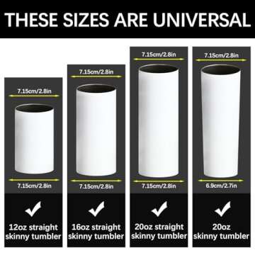 Durable 10 Pack Tumbler Replacement Lids for 20 oz Cups