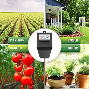 Atree Soil Moisture Meter, Plant Moisture Meter, Plant Water Meter, Hygrometer Moisture Sensor for Garden, Farm, Lawn, Indoor & Outdoor (No Battery Needed)