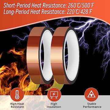 HTVRONT Heat Tape for Sublimation - No Residue Heat Transfer Tape