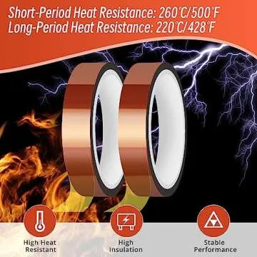 HTVRONT Heat Tape for Sublimation - No Residue Heat Transfer Tape