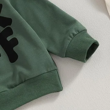 fhutpw Baby Boy Long Sleeve Football Outfit for Fall