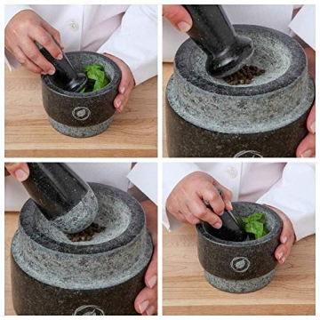 Laevo Mortar and Pestle Set with Reversible Design
