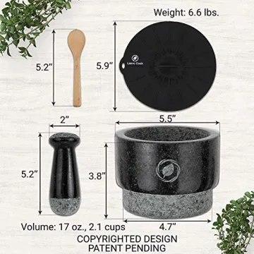 Laevo Mortar and Pestle Set with Reversible Design