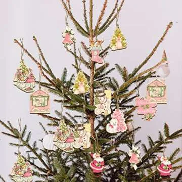 27Pcs Vintage Christmas Ornaments for a Whimsical Holiday Decor
