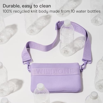 Stylish Wild One Lilac Dog Treat Pouch and Fanny Pack