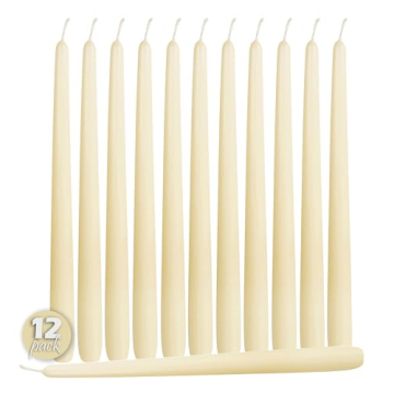 Elegant Hyoola 12 In Dripless Taper Candles for Events