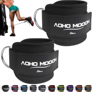 AOHO MOOON Adjustable Ankle Straps for Effective Workouts