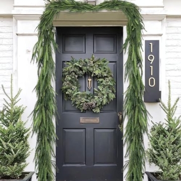 Norfolk Pine Garland - 6 Ft Realistic Christmas Greenery