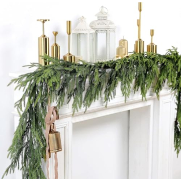 Norfolk Pine Garland - 6 Ft Realistic Christmas Greenery