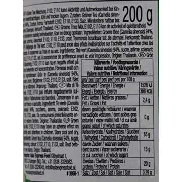 Number One Milk Green Tea Mix in Fine Loose Leaves with Mild Jasmine Flavor, Effortlessly Make Iced Thai Green Tea with Milk or Boba Tea, 70-Year-Old Traditional Brand from Thailand (7 oz Bag)