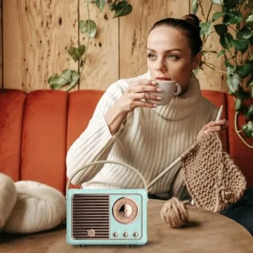 QUEQIMU Retro Bluetooth Speaker for Stylish Music Lovers