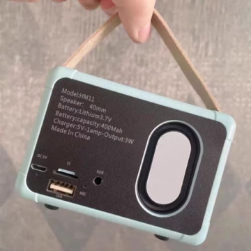 QUEQIMU Retro Bluetooth Speaker for Stylish Music Lovers