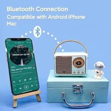 QUEQIMU Retro Bluetooth Speaker for Stylish Music Lovers