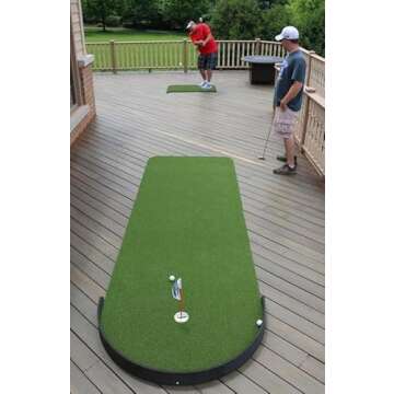 Big Moss Golf Commander V2 Series 4'X15' Patio Practice Putting Chipping Green