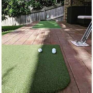 Big Moss Golf Commander V2 Series 4'X15' Patio Practice Putting Chipping Green