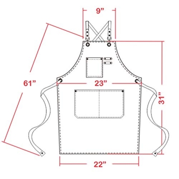 Carrotez Chef Apron - Adjustable, Durable & Water Resistant