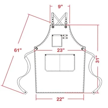 Carrotez Chef Apron - Adjustable, Durable & Water Resistant