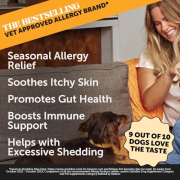 Pet Honesty Allergy Skin Health for Dogs 90 Soft Chews