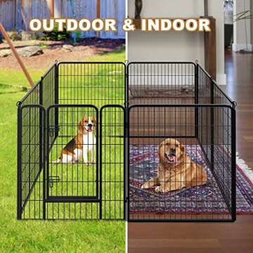 ZENY Durable Pet Playpen for Indoor and Outdoor Use