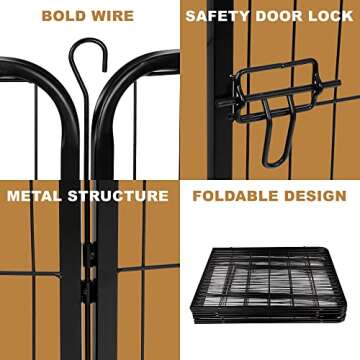 ZENY Durable Pet Playpen for Indoor and Outdoor Use