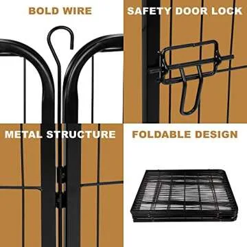 ZENY Durable Pet Playpen for Indoor and Outdoor Use