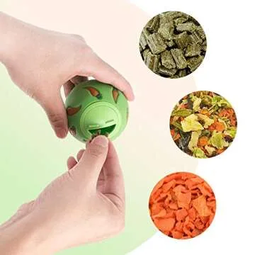 Niteangel Treat Ball for Small Animals - Interactive Fun