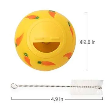 Niteangel Treat Ball for Small Animals - Interactive Fun