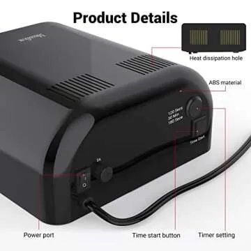 MelodySusie 36W Nail Lamp for Gel Polish Curing