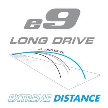 Bridgestone Golf 2023 e9 Long Drive White Golf Balls