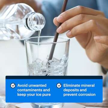 Essential Values Ice Machine Cleaner & Descaler - 16 fl oz, 6 Pack for All Brands