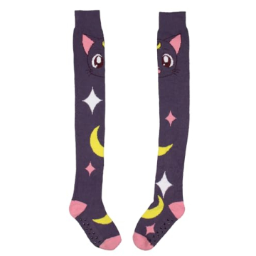 Sailor Moon Crystal Luna Knee-High Socks for Women