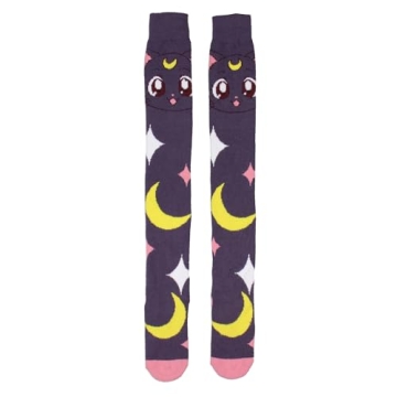 Sailor Moon Crystal Luna Knee-High Socks for Women