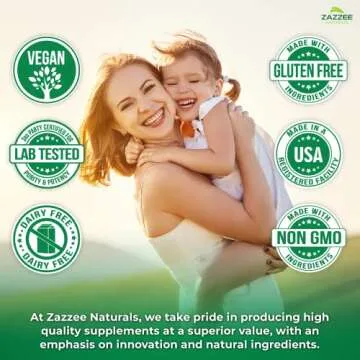 Zazzee Myo-Inositol Capsules, 2000 mg per Serving, 120 Vegan Capsules, Ideal Dosage for 40:1 Ratio, 100% Vegetarian, Hormone Balance & Healthy Ovarian Function Support, All-Natural and Non-GMO