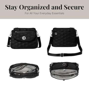 Baggallini Women's Calais Crossbody Bag for Travel and Daily Use