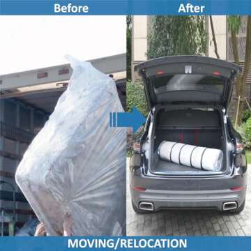 King/Cal-King Vacuum Mattress Bag for Easy Storage and Moving