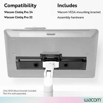 Wacom ACK62804K Cintiq Pro VESA Mount for Stability