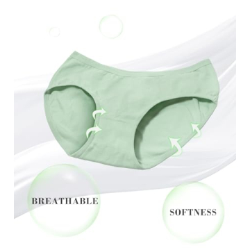 Eiggam Cotton Bikini Panties for Women Comfortable Full Coverage