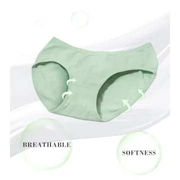 Eiggam Cotton Bikini Panties for Women Comfortable Full Coverage