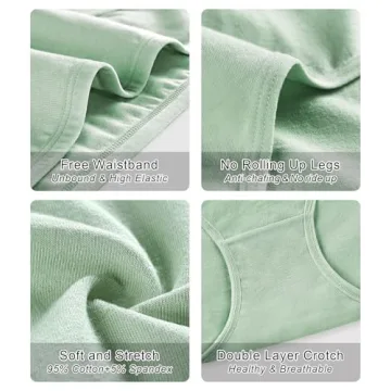 Eiggam Cotton Bikini Panties for Women Comfortable Full Coverage