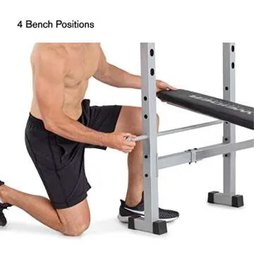 Weider Platinum Weight Bench with Versatile Leg Developer