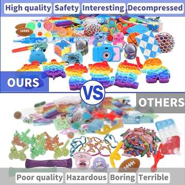 1000Pcs Fidget Toy Set for Kids - Perfect Party Favors