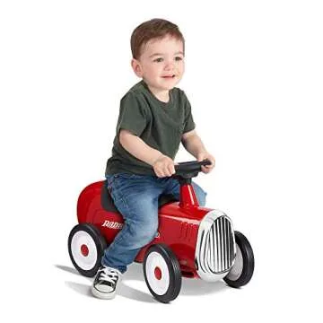 Radio Flyer Little Red Roadster, Toddler Ride on Toy, Ages 1-3, 24“ Length