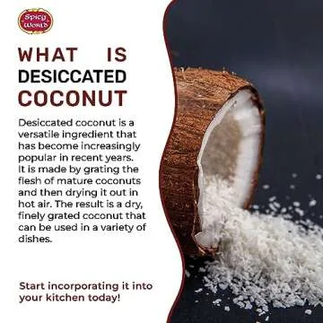 High-Quality Unsweetened Coconut Powder for Baking