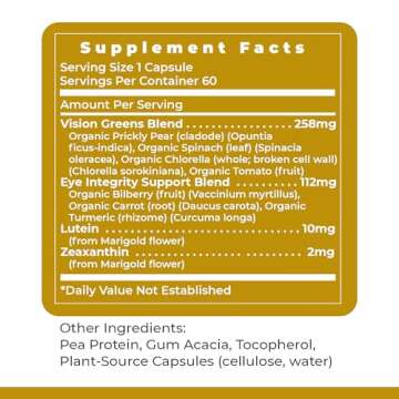 Premier Research Labs OcuVen - Lutein and Zeaxanthin Supplement, Eye Vitamins, Eye Health Supplements for Adults & Seniors, Vision Supplements, Macular Health, Eye Care - 60 Vegetarian Capsules