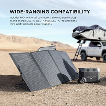 EF ECOFLOW 400W Portable Solar Panel - Waterproof & Foldable
