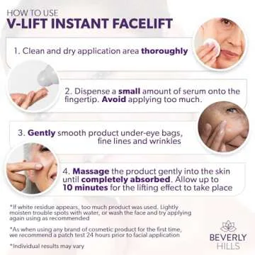 Beverly Hills V-Lift Instant Eye Lift and Eye Tuck Bee Venom Serum for Puffy Eyes, Dark Circles, Wrinkles, and Under Eye Bags Treatment for Women and Men | 30mL (120 Day Supply)