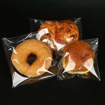 QINGZHE 240Pcs Clear Self Sealing Cellophane Bag 4x6 Inches 1.4 Mils Clear Plastic Bags Reusable Self Adhesive Cello OPP Bags for Candy, Bakery Cookie Bags, Treat, Jewelry, Cards